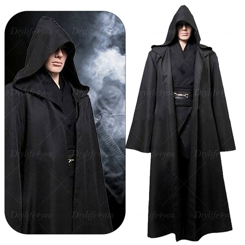 Hooded robe cloak halloween - cloak,