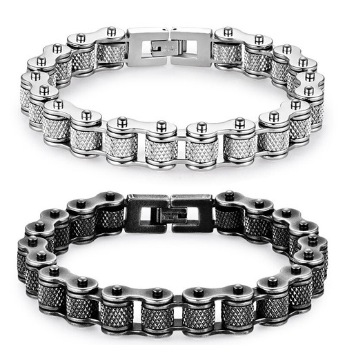 Retro biker chain bracelet - biker,