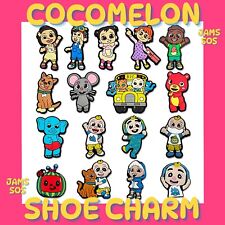 COCOMELON SHOE CHARM Clog Shoe TV Movies Film Character JIBBITZ BUS KIDS
