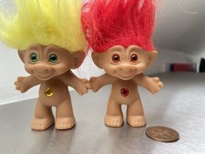 Vintage Russ Troll Dolls Lot