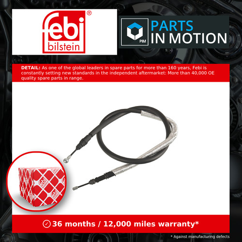 Handbrake cable fits citroen - handbrake,