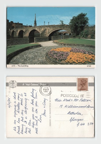 Postcard ayr the - -, brig