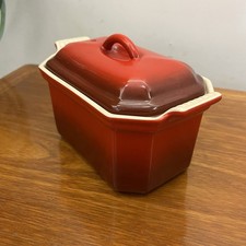 Le Creuset Heritage stoneware Pate Terrine dish with press
