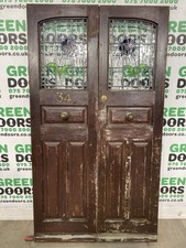 French front doors stained - french,