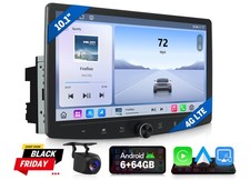 Eonon UX6SK Plus 2 DIN Android 13 8-Core 10.1" Car Stereo Sat Nav Radio CarPlay
