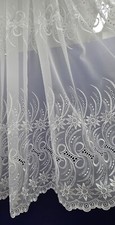 White Lace Cheap Net Curtains