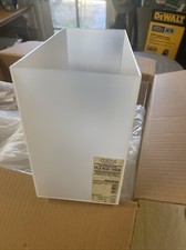 Muji Polypropylene Filebox/Wide Standard Type W15xD32xH24cm Set of 6 Clear