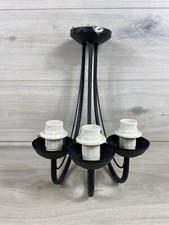 Homebase Rome 3 Light Fitting Black Never Used..