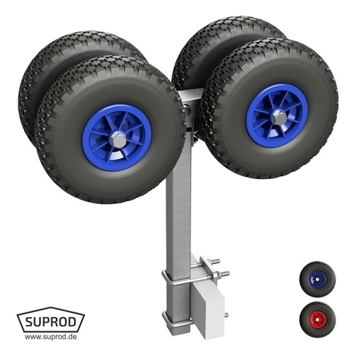 Fold rolls launching trolley - 4-fold,