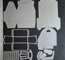 Baby 3D Cot, Shoe  Boxes Ect Die Cutting.... Die Set 18