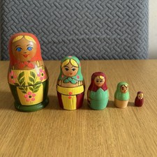 Wooden Hand Painted Nesting