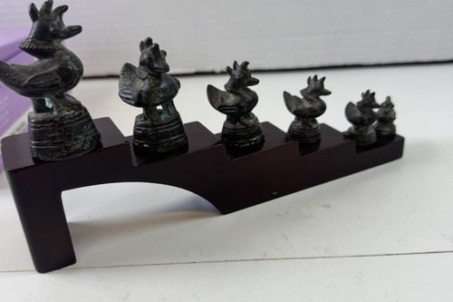 Antique burmese bronze opium - bronze,