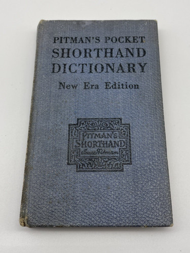 Vintage pitman pocket - pitman's,