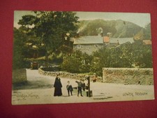 LOWER HEYSHAM LANCASHIRE  POSTCARD  VILLAGE PUMP STAMP REMOVED SOCIAL HISTORY 