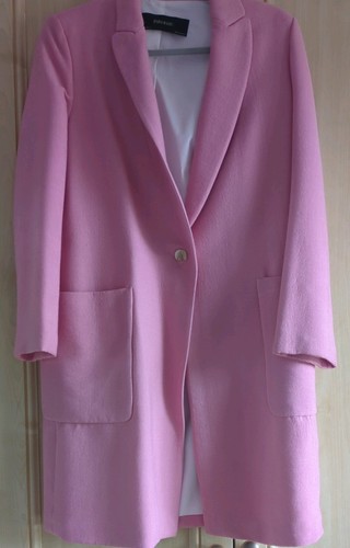 Zara pink coat never worn - coat.never, worn.size