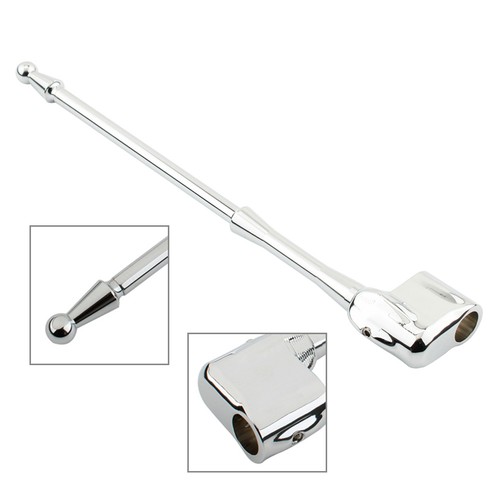 Chrome flag pole rear - rear, luggage