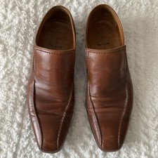 Mens Jasper Conran size uk 10 Brown slip on Shoes 