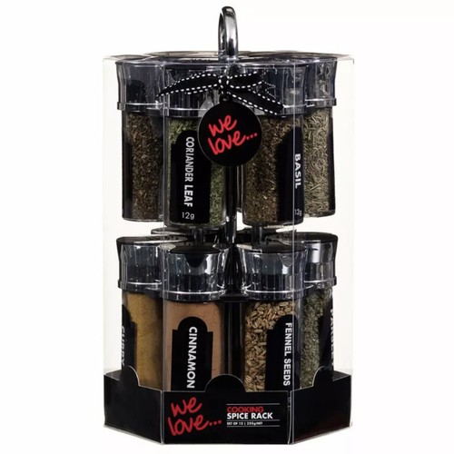 Revolving spice rack storage - spice,