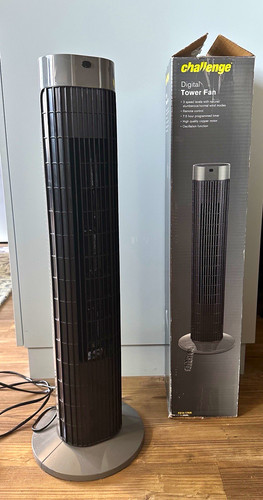 Challenge digital tower fan - digital,