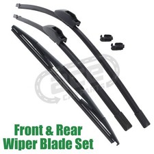 Citroen C-Crosser 2007-2012 Front & Rear Windscreen Wiper Blades Set 24" 21" 12"