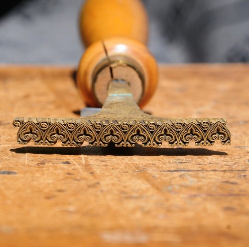 Brass bookbinder hand - brass,