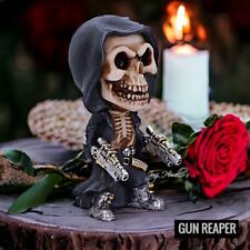 Grim Reaper Gun Figurine