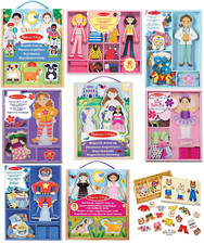 Melissa & Doug Magnetic Wooden Dress-up play set  Pretend Puzzle 