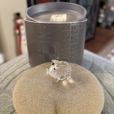 RARE Swarovski Crystal MINI PIG WIRE TAIL Boxed Retired H3