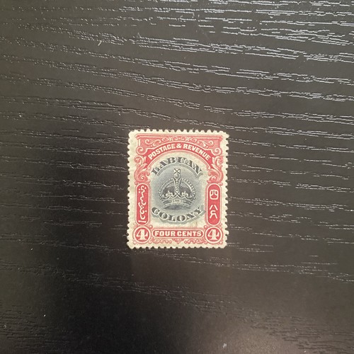 Labuan 1902 crowns black - labuan, 4c