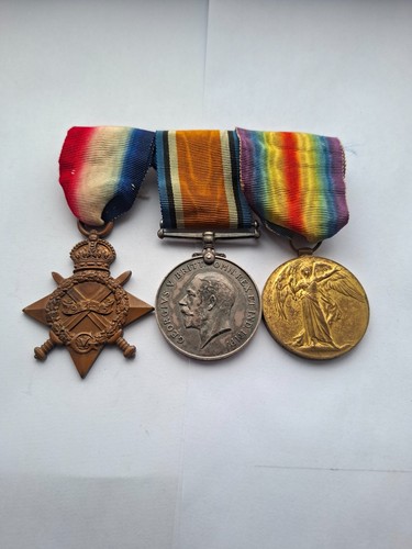 Wwi medal trio pte albert - wwi,