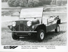 mini moke   original press photograph