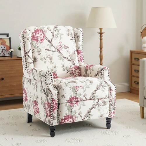 Birds floral recliner accent - birds,