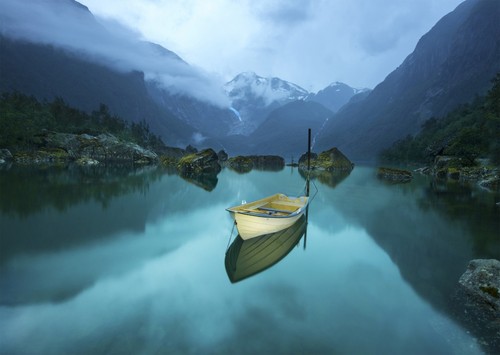 Serene lake and - lake,