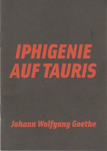 Programme booklet goethe - programme,