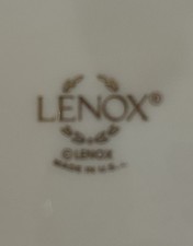 Lenox White Ceramic Small Vase