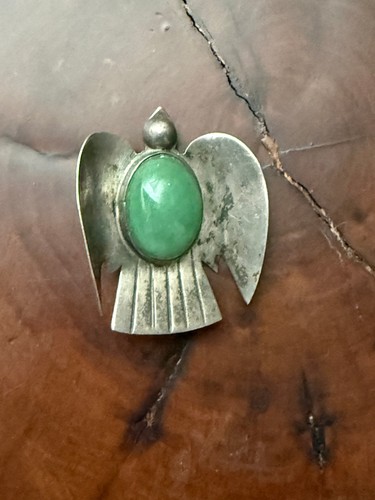 Mexico silver bird - mexico, brooch
