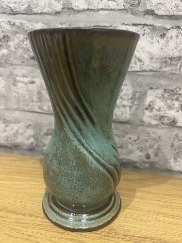 Green brown twisted glazed - brown,