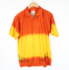 Vintage Dragon Flame Shirt Y2K Skater Punk Festival 90s SZ M (T260)