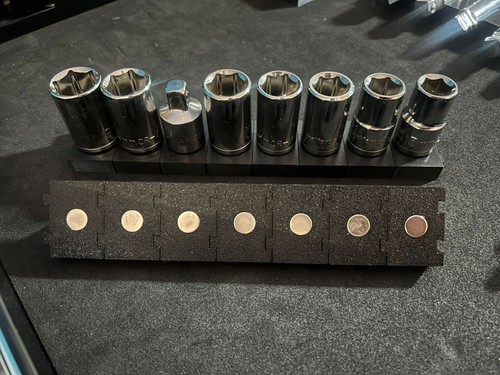 Socket organizers - 1/2",