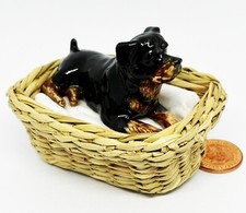 Dolls House Rottweiler Dog In