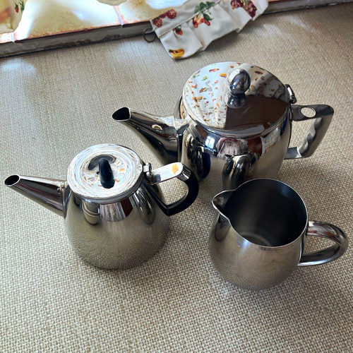 Polished stainless steel tea - stainless,