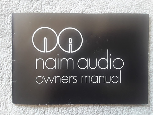 Naim audio owners manual - audio,