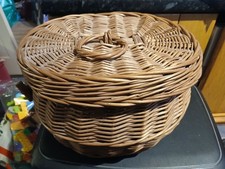 Vintage Woven Straw Sewing