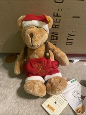 Steiff Happy Xmas Plush Bear With Trousers With Tag 115004
