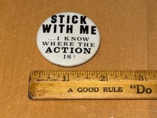 Vintage PAUL REVERE AND THE RAIDERS I Know Where The Action Is Pinback