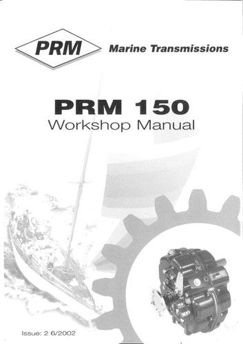 Prm150 marine gearbox workshop - gearbox,