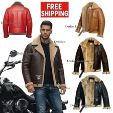 Mens B3 Raf Real Sheep Skin