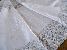 Vintage hand embroidered Irish