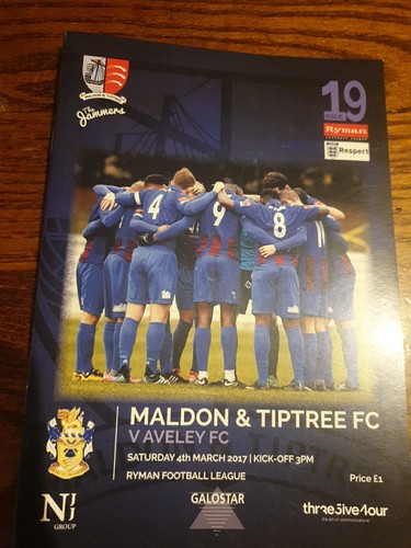 Maldon and tiptree aveley - maldon, v