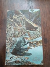 1910 Old Miner Panning Gold